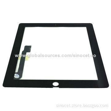 Touch Screen Glass Digitizer Replace Part for iPad 3/4, 2 Colors are Available